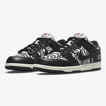 Nike SB Dunk Low Quartersnacks Zebra