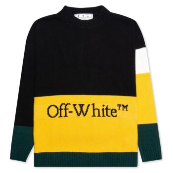 Off-White Color Block Off Crewneck