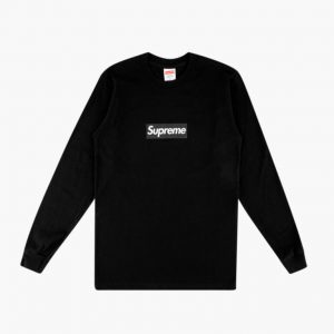 Supreme Box Logo L/S Tee Black
