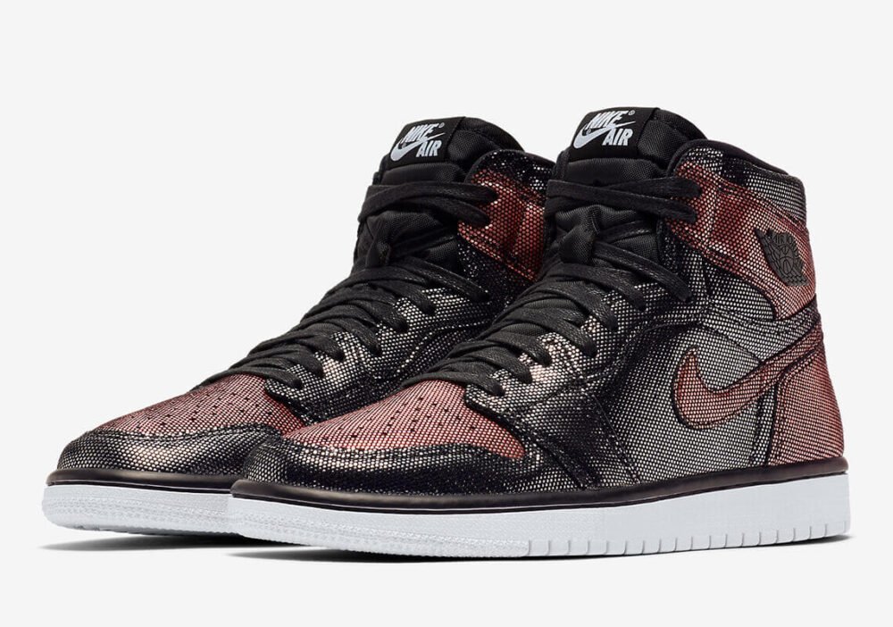 Air Jordan 1 Retro High OG Fearless en oro rosa metálico 1 air jordan 1 fearless CU6690 006 5