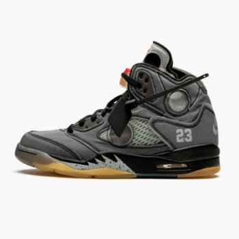 Air Jordan 5 Retro Off White Black - Imagen 2