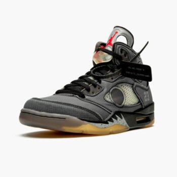 Air Jordan 5 Retro Off White Black - Imagen 3