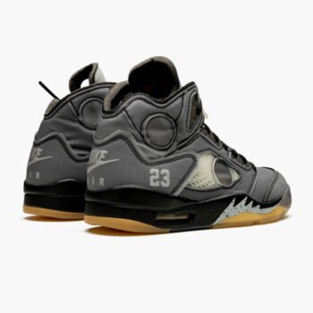 Air Jordan 5 Retro Off White Black - Imagen 4