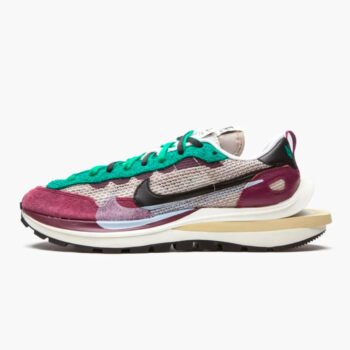 Nike Vaporwaffle sacai Villain Red Neptune Green - Imagen 2